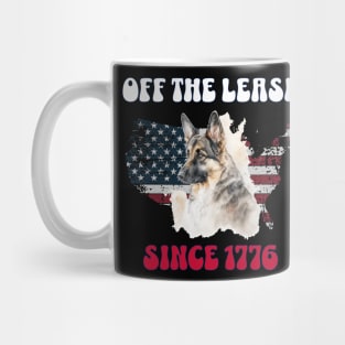 4th of July Independence Day Funny Design for Dog Lovers Mug